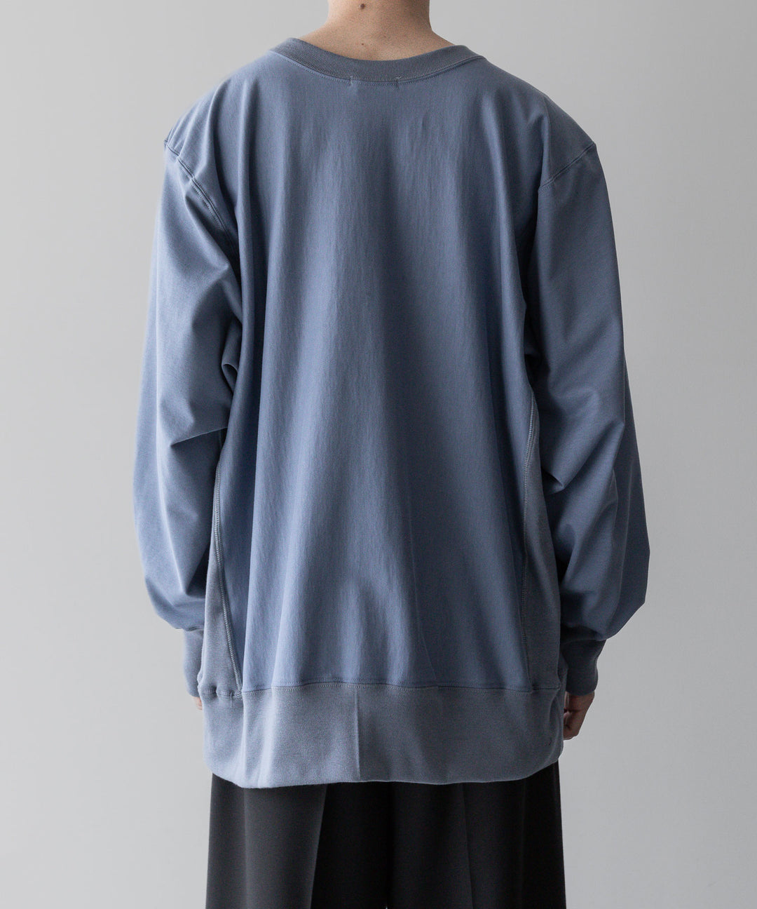 【INTÉRIM】インテリムのREVERSE WAVE L/S HIGH GAGE SWEAT SHIRT - F.BLUE公式通販サイトsession福岡セレクトショップ