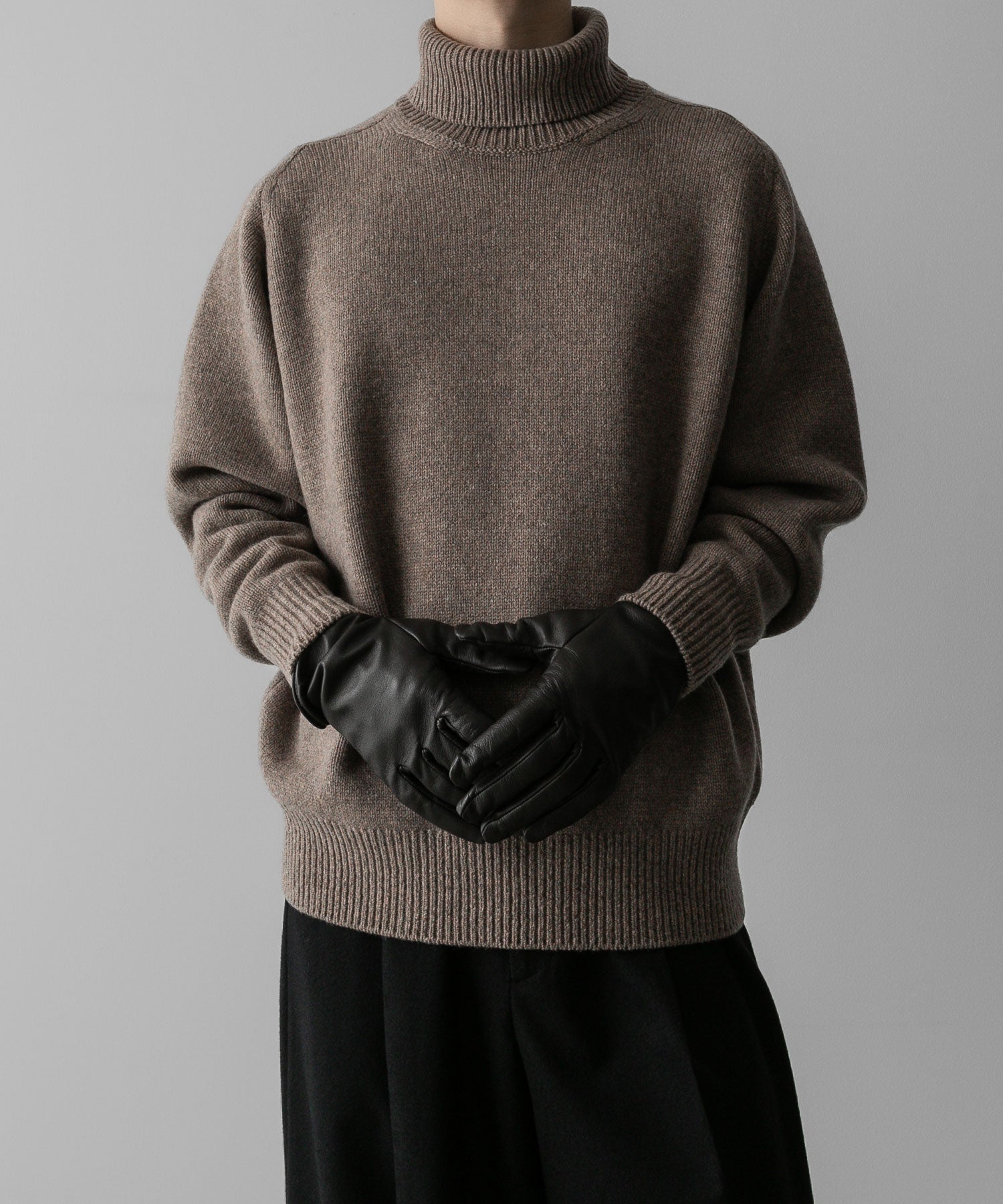 ssstein(シュタイン)の24AWコレクション EXTRA FINE WOOL WARM KNIT TURTLE NECK LS - TOP BEIGE 公式通販サイトsession福岡セレクトショップ