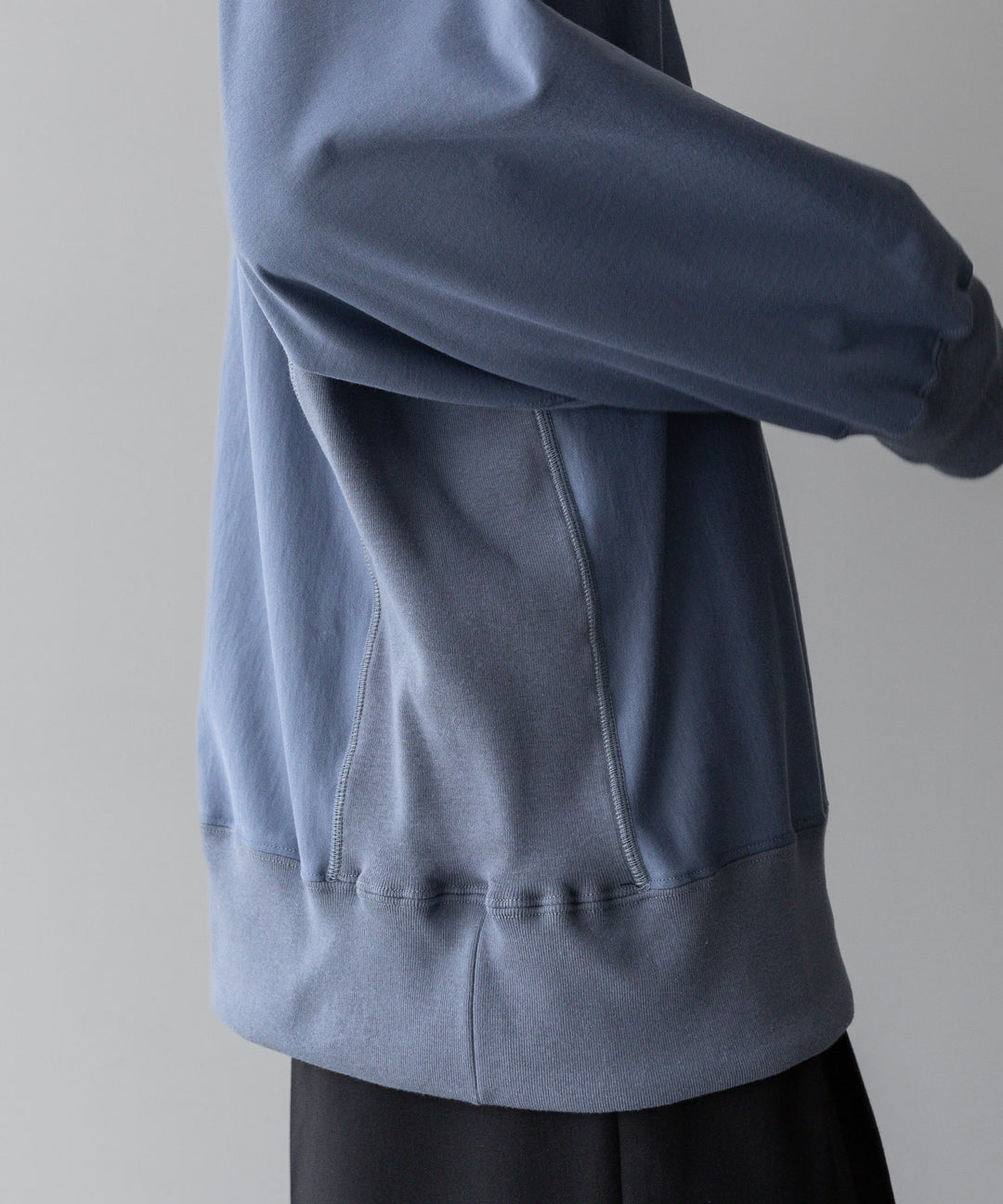 【INTÉRIM】インテリムのREVERSE WAVE L/S HIGH GAGE SWEAT SHIRT - F.BLUE公式通販サイトsession福岡セレクトショップ