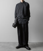 画像をギャラリービューアに読み込む, ssstein(シュタイン)の24AWコレクション SILK NYLON OVERSIZED DOWN PAT SHIRT - BLACK 公式通販サイトsession福岡セレクトショップ
