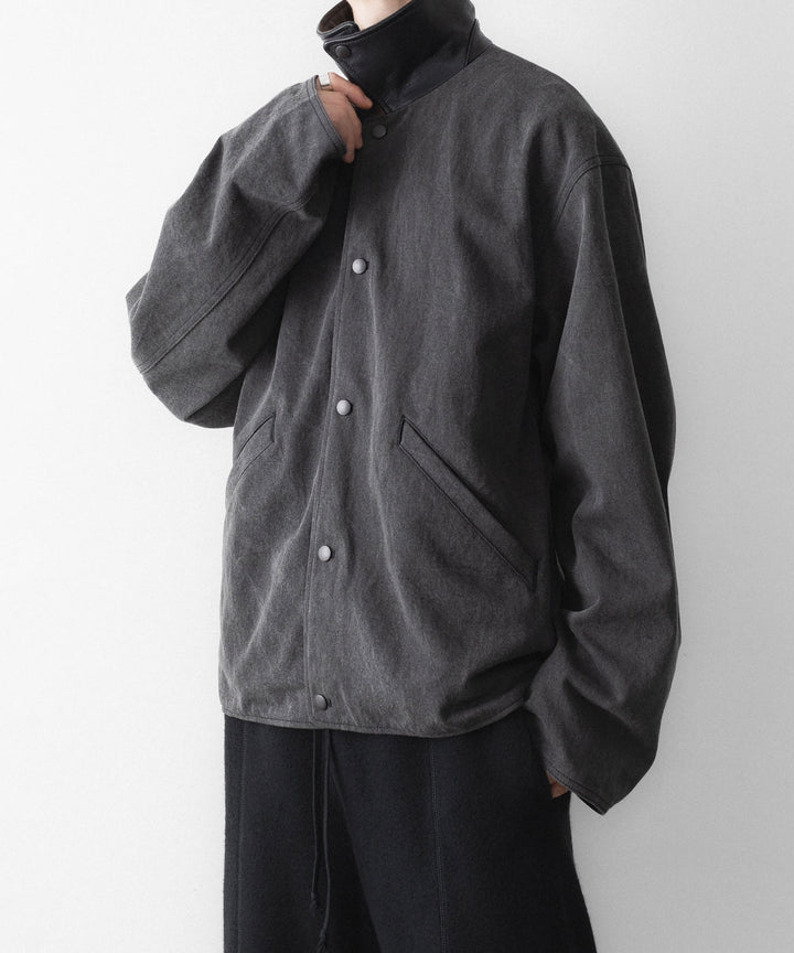 phebus フィーバスのSUMIZOME COACH JACKETのCHARCOAL 公式通販サイトsession福岡セレクトショップ