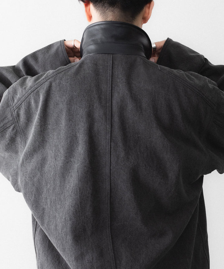 phebus フィーバスのSUMIZOME COACH JACKETのCHARCOAL 公式通販サイトsession福岡セレクトショップ