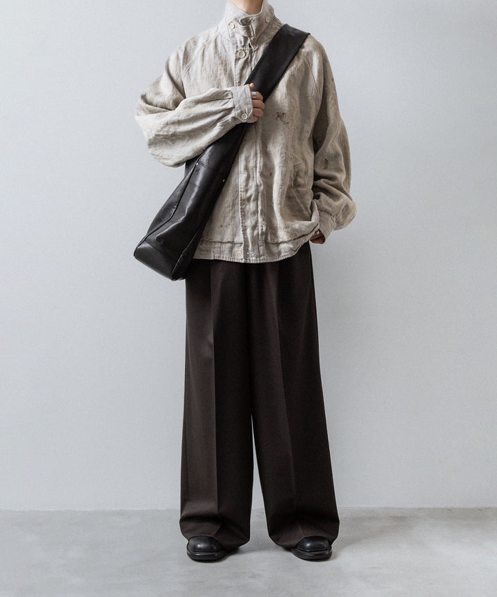 ssstein(シュタイン)のHEAVY LINEN HERRINGBONE ZIP JACKET - NATURALの公式通販サイトsession福岡セレクトショップ