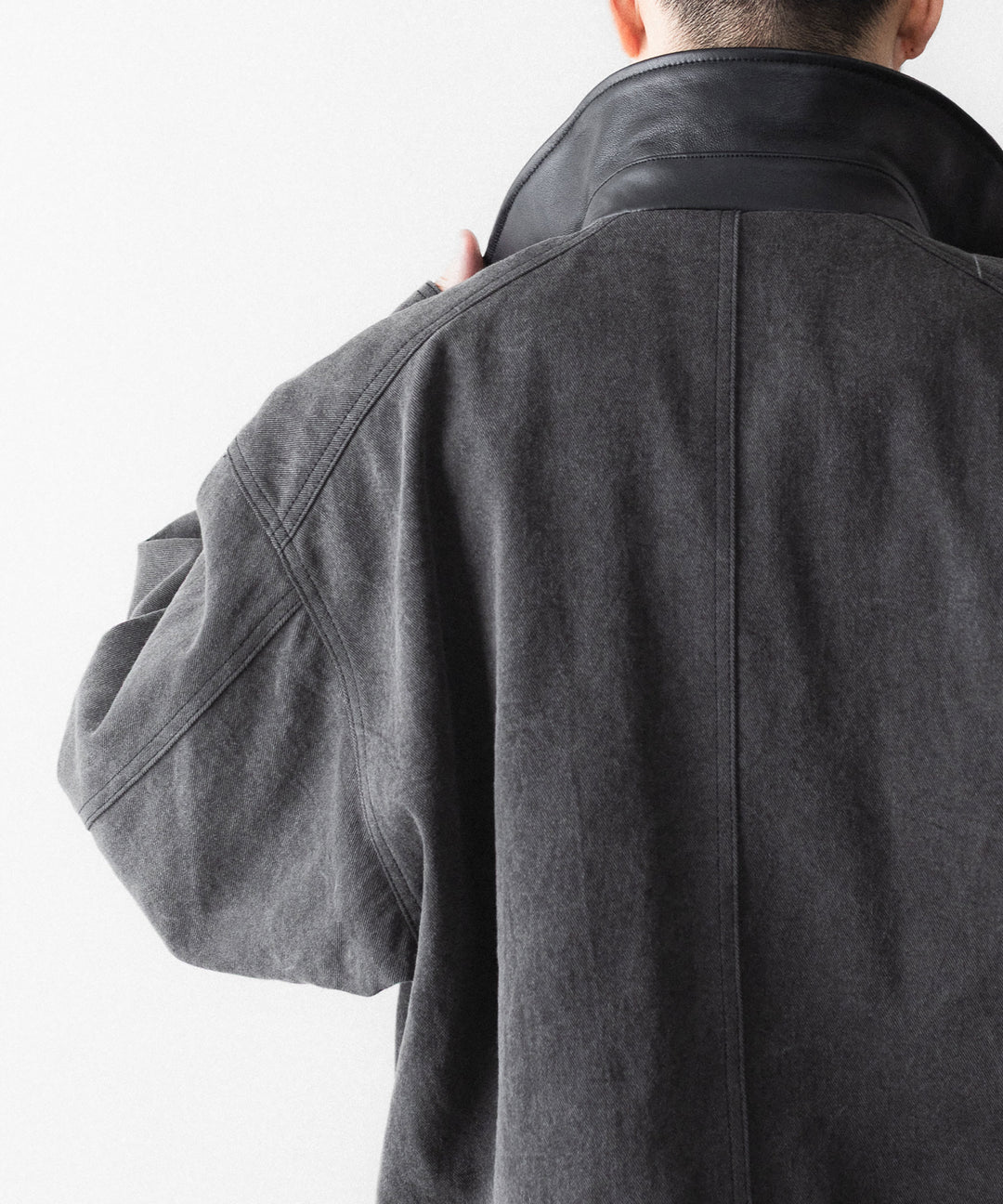 phebus フィーバスのSUMIZOME COACH JACKETのCHARCOAL 公式通販サイトsession福岡セレクトショップ