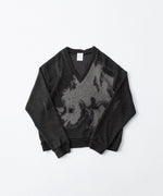画像をギャラリービューアに読み込む, SUBLATIONS サブレーションズの26SSのANIMAL JACQUARD V-NECK KNIの公式通販サイトsession福岡セレクトショップ
