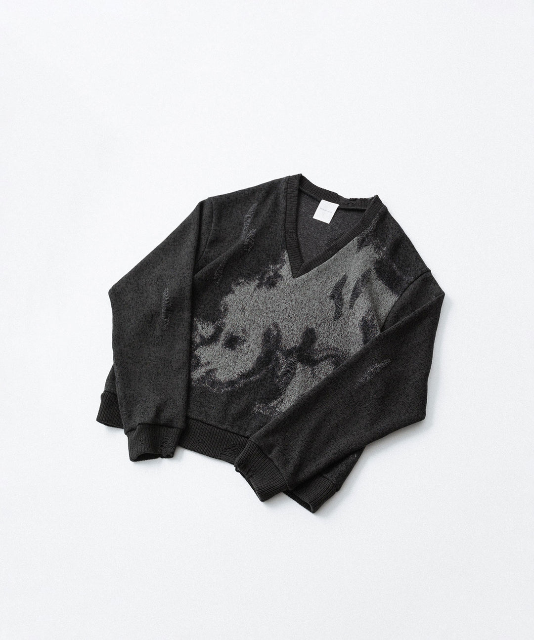 SUBLATIONS サブレーションズの26SSのANIMAL JACQUARD V-NECK KNITの公式通販サイトsession福岡セレクトショップ