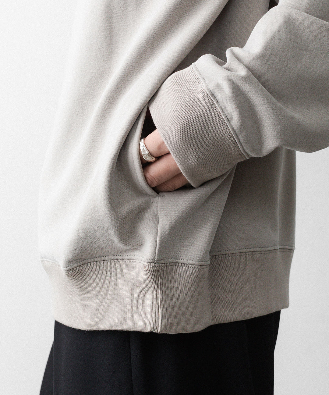 KANEMASA PHIL. カネマサフィルの28G CUPRO ZIP SWEAT - BEIGE KHAKIの公式通販サイトsession福岡セレクトショップ