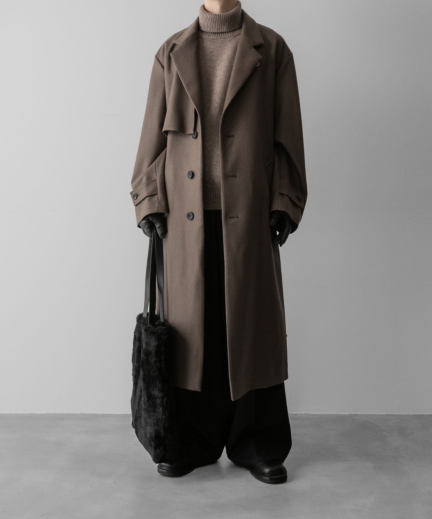 ssstein(シュタイン)の24AWコレクション LAY CHESTER COAT - DARK GREIGE 公式通販サイトsession福岡セレクトショップ