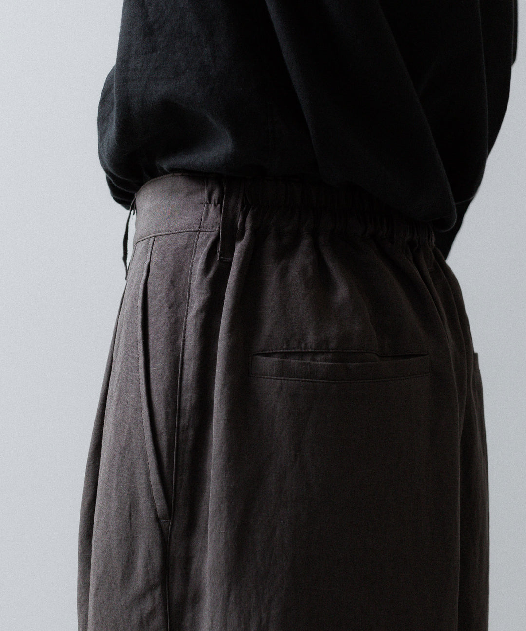 ssstein(シュタイン)のRAYON/LINEN WIDE EASY TROUSERS - CHARCOALの公式通販サイトsession福岡セレクトショップ