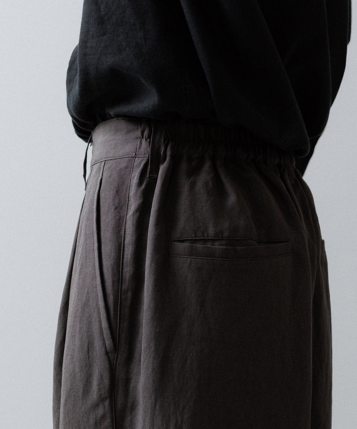 ssstein(シュタイン)のRAYON/LINEN WIDE EASY TROUSERS - CHARCOALの公式通販サイトsession福岡セレクトショップ