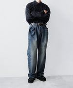 画像をギャラリービューアに読み込む, 【INTÉRIM】CLASSIC HEAVY KIBATA SHUTTLE HYPER BIG WWII 1943 DENIM JEANS - C.NAVY
