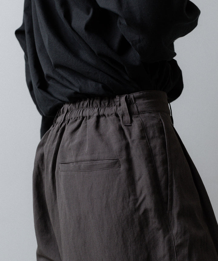 ssstein(シュタイン)のRAYON/LINEN WIDE EASY TROUSERS - CHARCOALの公式通販サイトsession福岡セレクトショップ