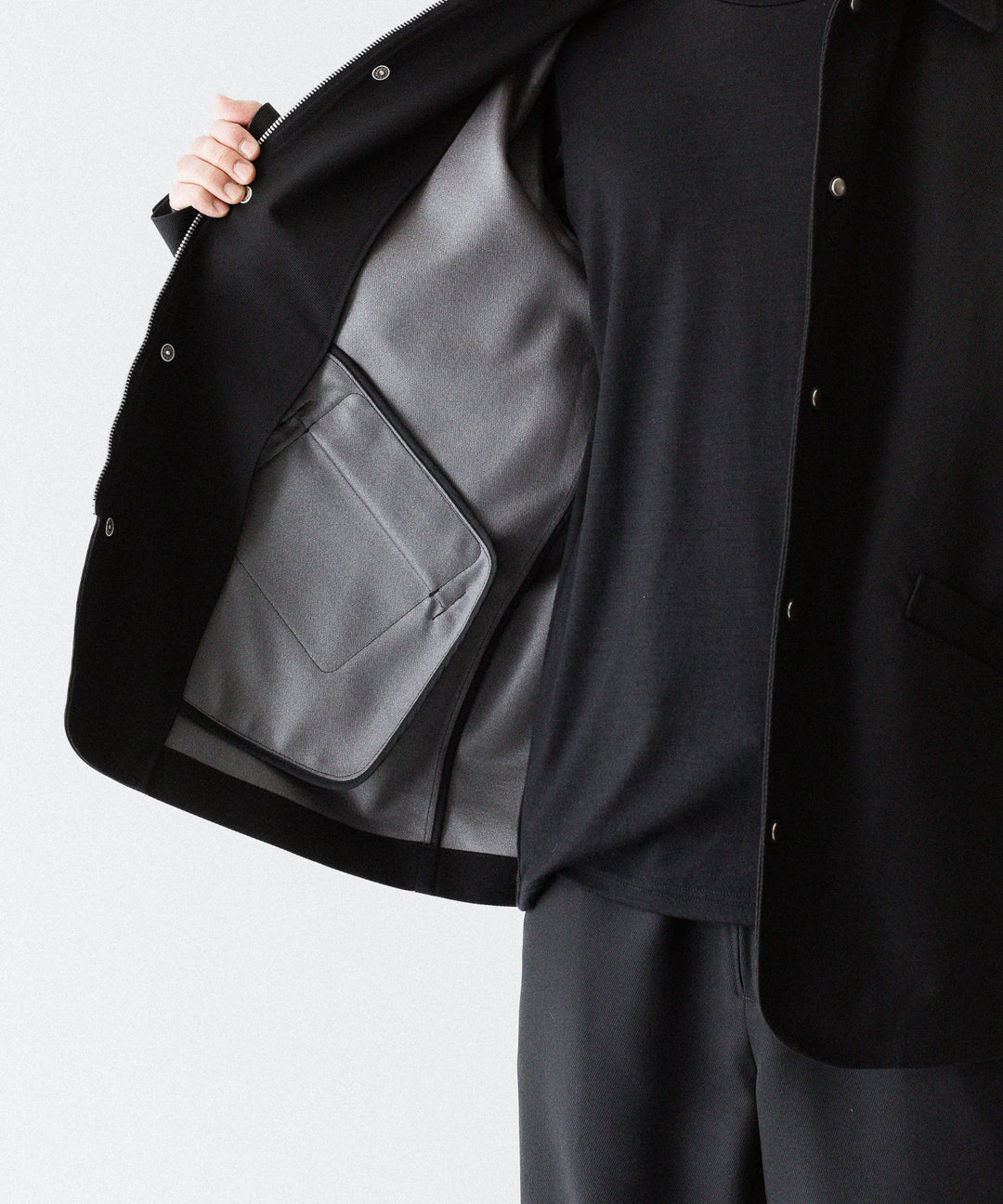 paratrait パラトレイトの3L STALKING JACKETのBLACK 公式通販サイトsession福岡セレクトショップ