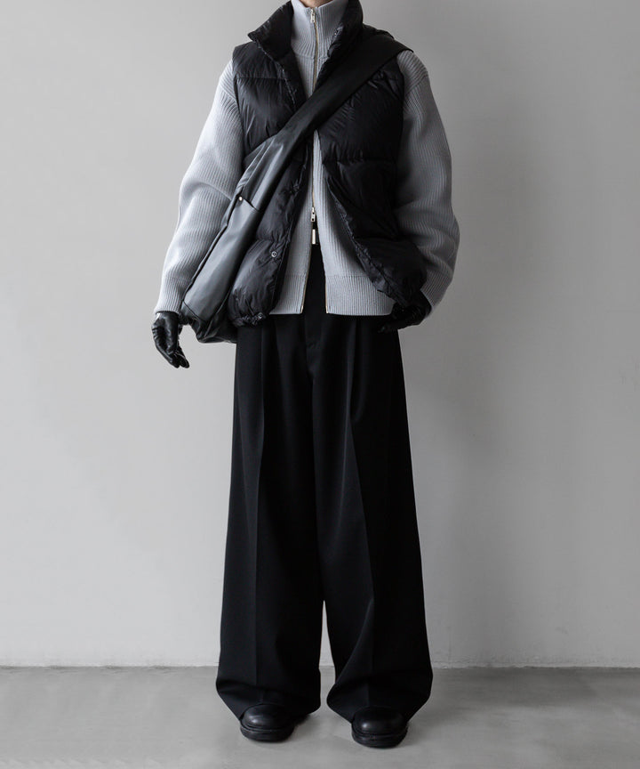 【stein】シュタイン 23AW OVERSIZED DRIVERS KNIT ZIP JACKET - OFF GREY sessionセッション福岡セレクトショップ 公式通販サイト