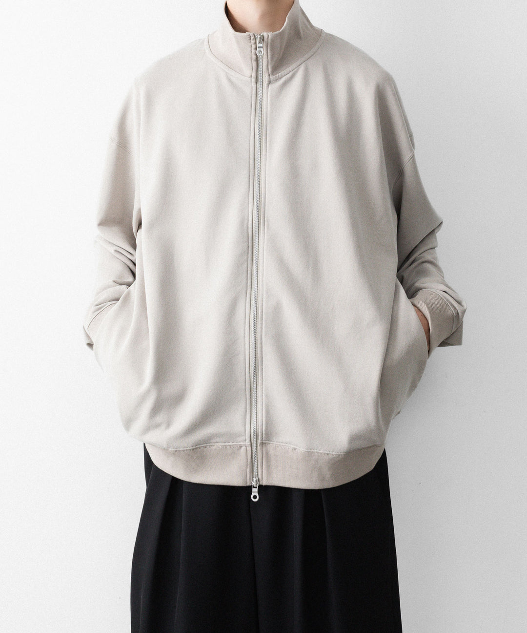 KANEMASA PHIL. カネマサフィルの28G CUPRO ZIP SWEAT - BEIGE KHAKIの公式通販サイトsession福岡セレクトショップ