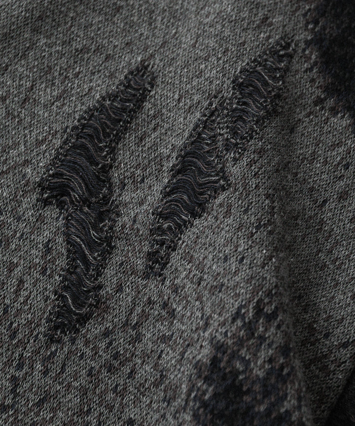 SUBLATIONS サブレーションズの26SSのANIMAL JACQUARD V-NECK KNIの公式通販サイトsession福岡セレクトショップ