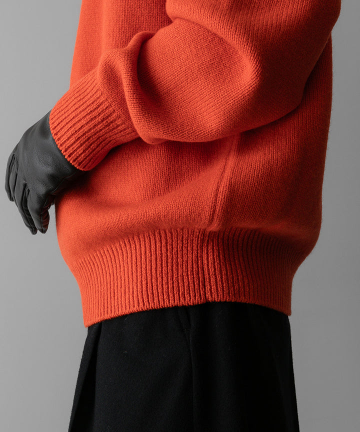 ssstein(シュタイン)の24AWコレクション EXTRA FINE WOOL WARM KNIT CREW NECK LS - ORANGE 公式通販サイトsession福岡セレクトショップ