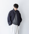 【ssstein】RECYCLED NYLON PADDED JACKET - DARK NAVY