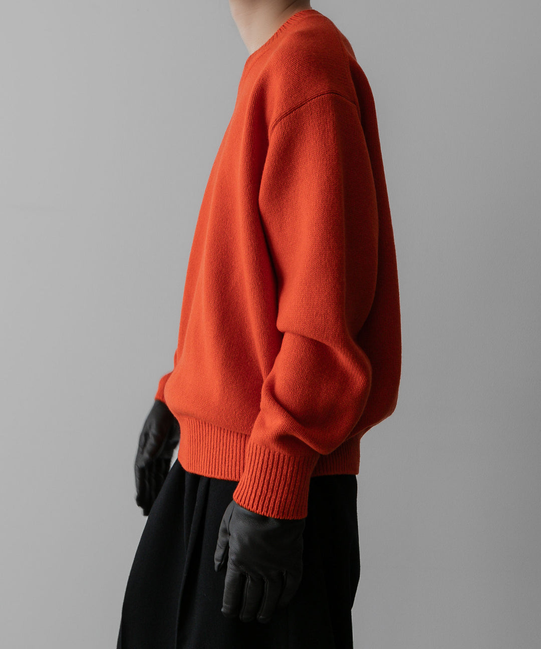 ssstein(シュタイン)の24AWコレクション EXTRA FINE WOOL WARM KNIT CREW NECK LS - ORANGE 公式通販サイトsession福岡セレクトショップ