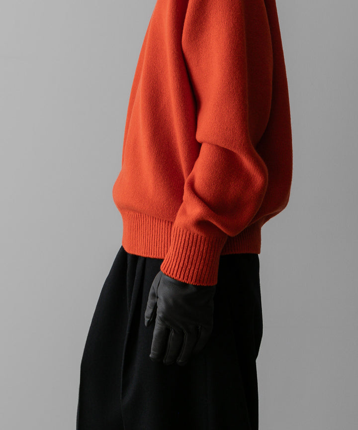 ssstein(シュタイン)の24AWコレクション EXTRA FINE WOOL WARM KNIT CREW NECK LS - ORANGE 公式通販サイトsession福岡セレクトショップ