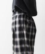 画像をギャラリービューアに読み込む, ssstein(シュタイン)のCOTTON VISCOSE WIDE EASY TROUSERS - BLACK OMBREの公式通販サイトsession福岡セレクトショップ
