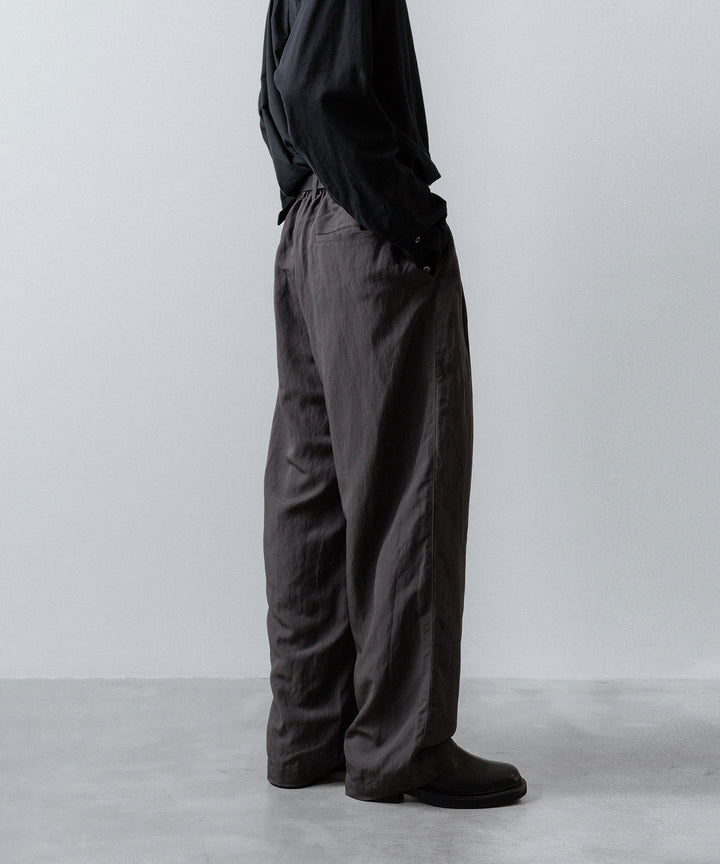 ssstein(シュタイン)のRAYON/LINEN WIDE EASY TROUSERS - CHARCOALの公式通販サイトsession福岡セレクトショップ