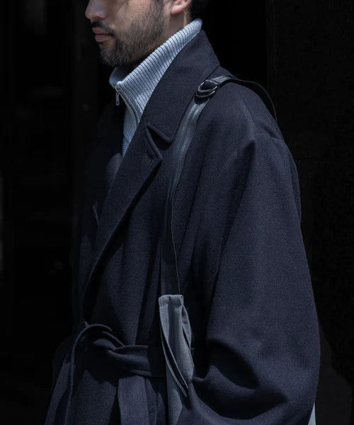 stein(シュタイン)の23AWコレクションOVERSIZED LAYERED SINGLE COATのDARK NAVY sessionセッション福岡セレクトショップ 公式通販サイト
