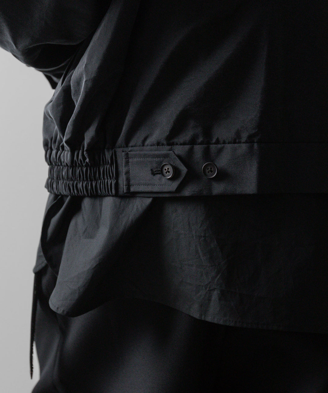 ssstein(シュタイン)の24AWコレクション SILK NYLON ZIP UP BLOUSON - BLACK 公式通販サイトsession福岡セレクトショップ