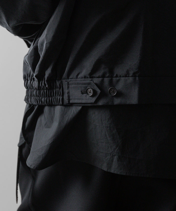 ssstein(シュタイン)の24AWコレクション SILK NYLON ZIP UP BLOUSON - BLACK 公式通販サイトsession福岡セレクトショップ