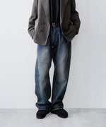 画像をギャラリービューアに読み込む, 【INTÉRIM】CLASSIC HEAVY KIBATA SHUTTLE HYPER BIG WWII 1943 DENIM JEANS - C.NAVY
