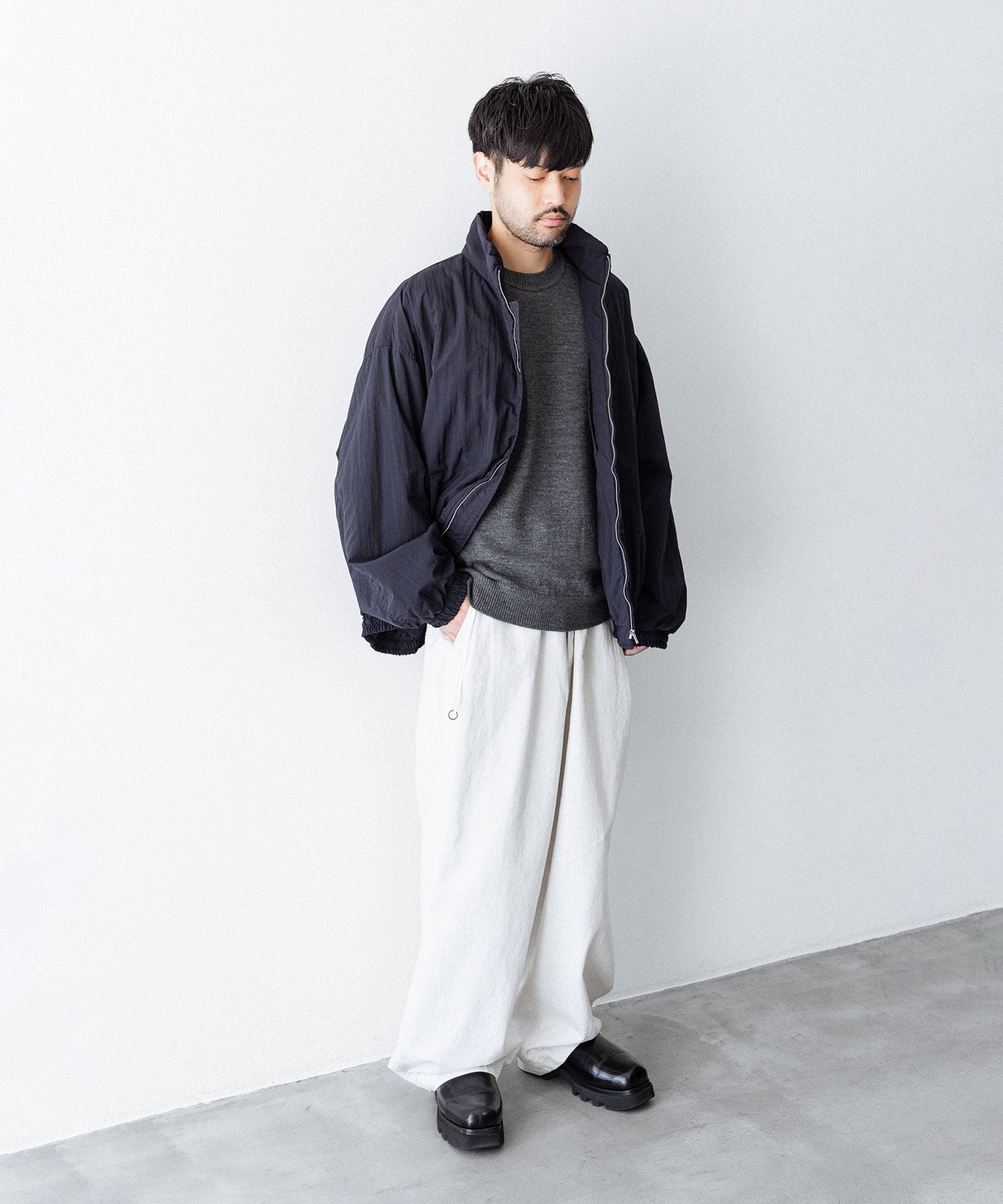 UMEDA ウメダの7GG CREW NECK PULLOVERのGREY 公式通販サイトsession福岡セレクトショップ