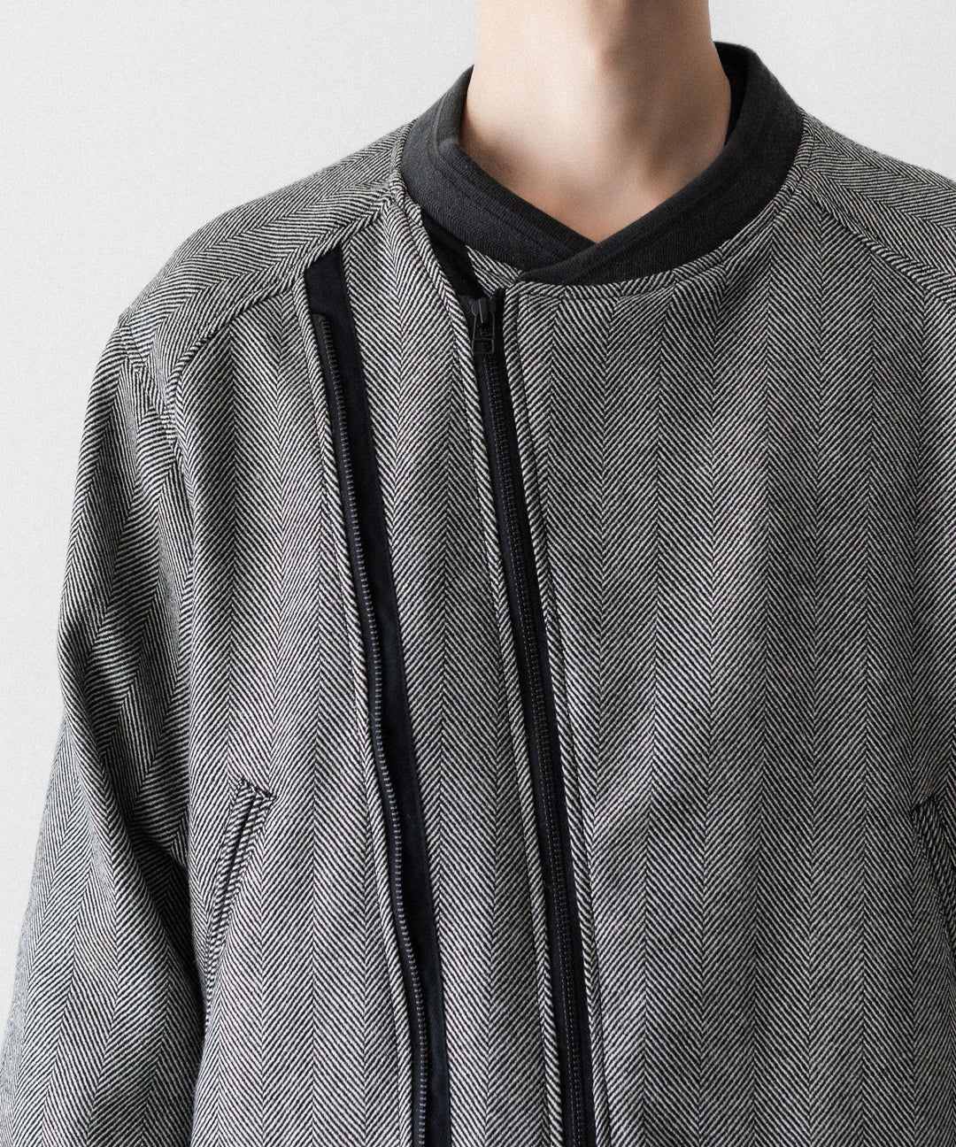 SUBLATIONS サブレーションズのHERRINGBONE ADJUSTABLE MA-1のHERRINGBONE BROWN 公式通販サイトsession福岡セレクトショップ