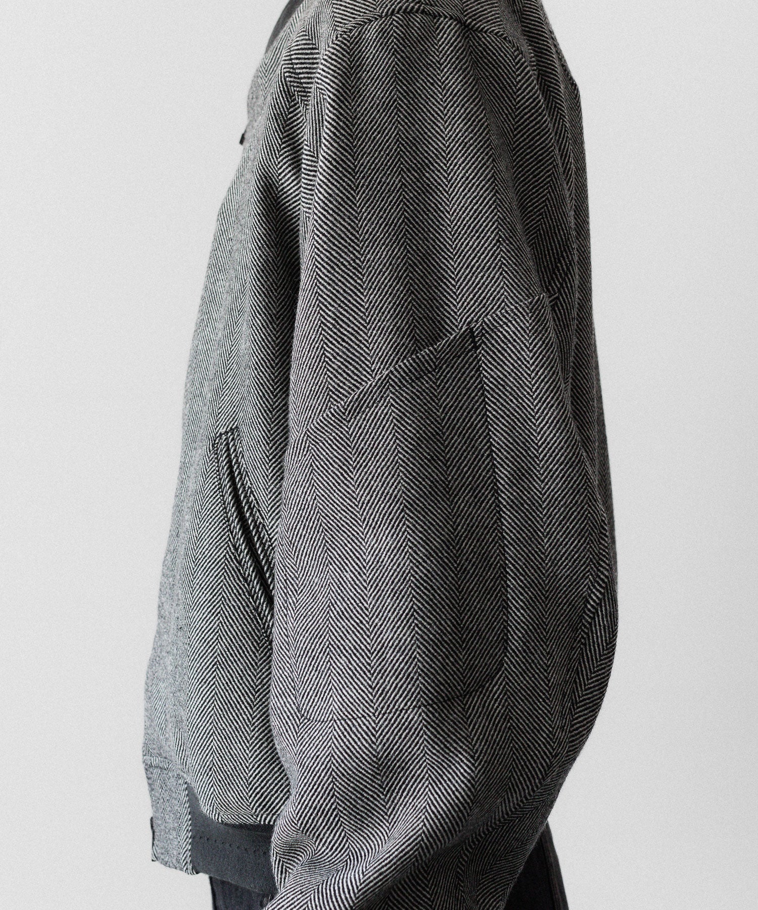 SUBLATIONS サブレーションズのHERRINGBONE ADJUSTABLE MA-1のHERRINGBONE BROWN 公式通販サイトsession福岡セレクトショップ