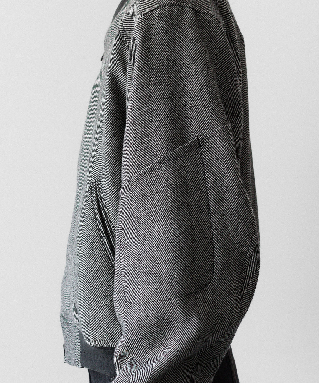 SUBLATIONS サブレーションズのHERRINGBONE ADJUSTABLE MA-1のHERRINGBONE BROWN 公式通販サイトsession福岡セレクトショップ