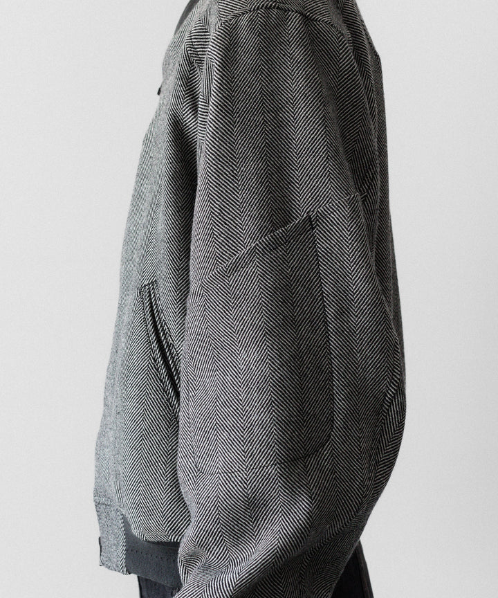 SUBLATIONS サブレーションズのHERRINGBONE ADJUSTABLE MA-1のHERRINGBONE BROWN 公式通販サイトsession福岡セレクトショップ