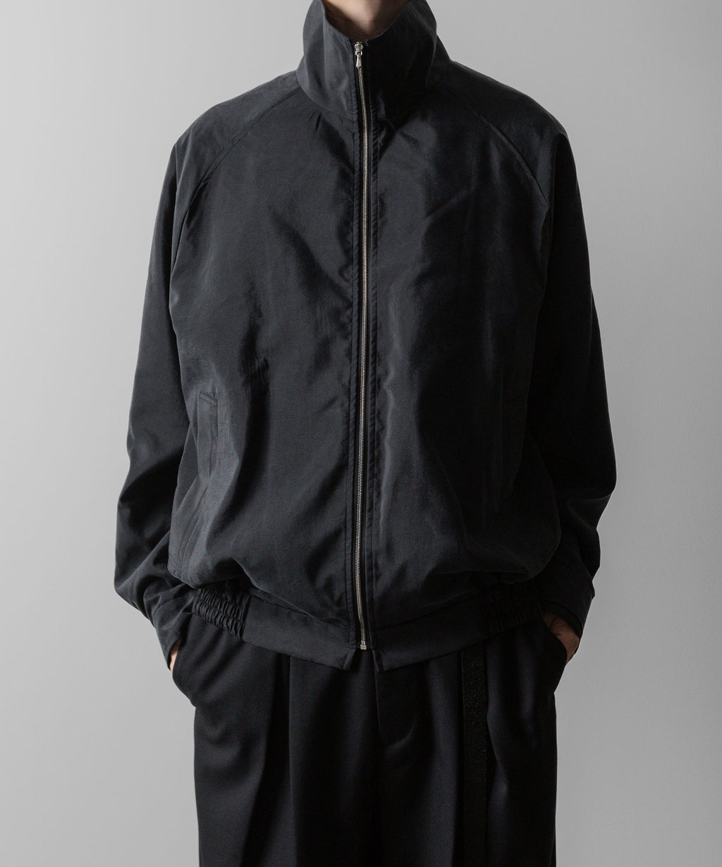 ssstein(シュタイン)の24AWコレクション SILK NYLON ZIP UP BLOUSON - BLACK 公式通販サイトsession福岡セレクトショップ