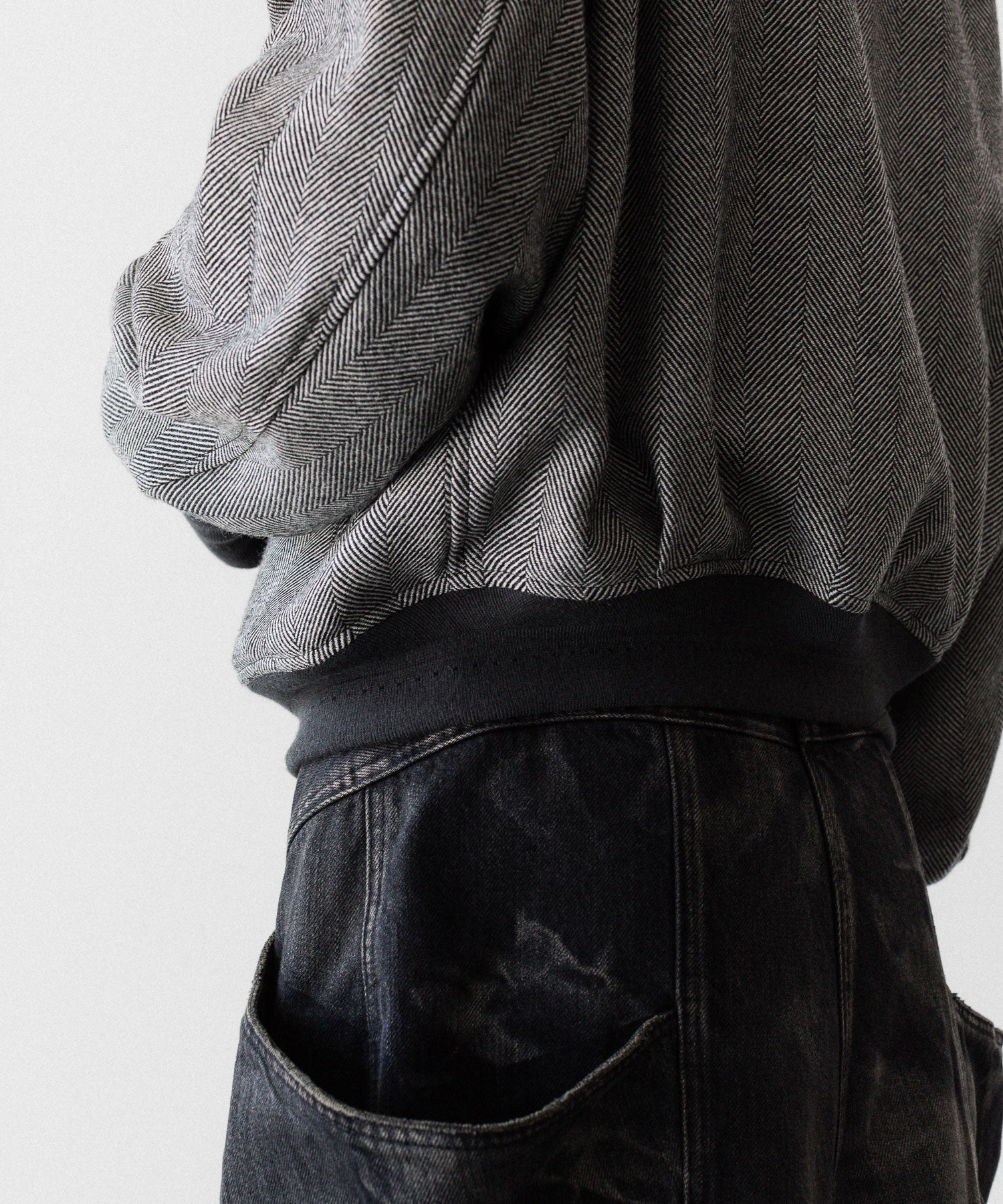 SUBLATIONS サブレーションズのHERRINGBONE ADJUSTABLE MA-1のHERRINGBONE BROWN 公式通販サイトsession福岡セレクトショップ