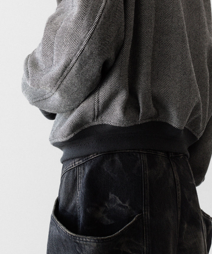 SUBLATIONS サブレーションズのHERRINGBONE ADJUSTABLE MA-1のHERRINGBONE BROWN 公式通販サイトsession福岡セレクトショップ