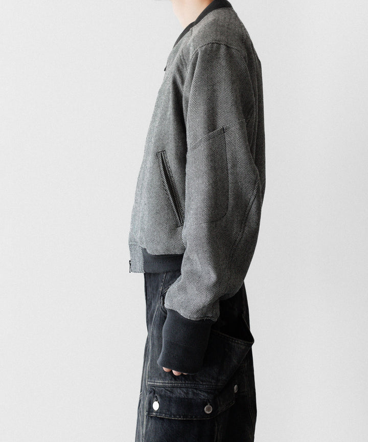 SUBLATIONS サブレーションズのHERRINGBONE ADJUSTABLE MA-1のHERRINGBONE BROWN 公式通販サイトsession福岡セレクトショップ