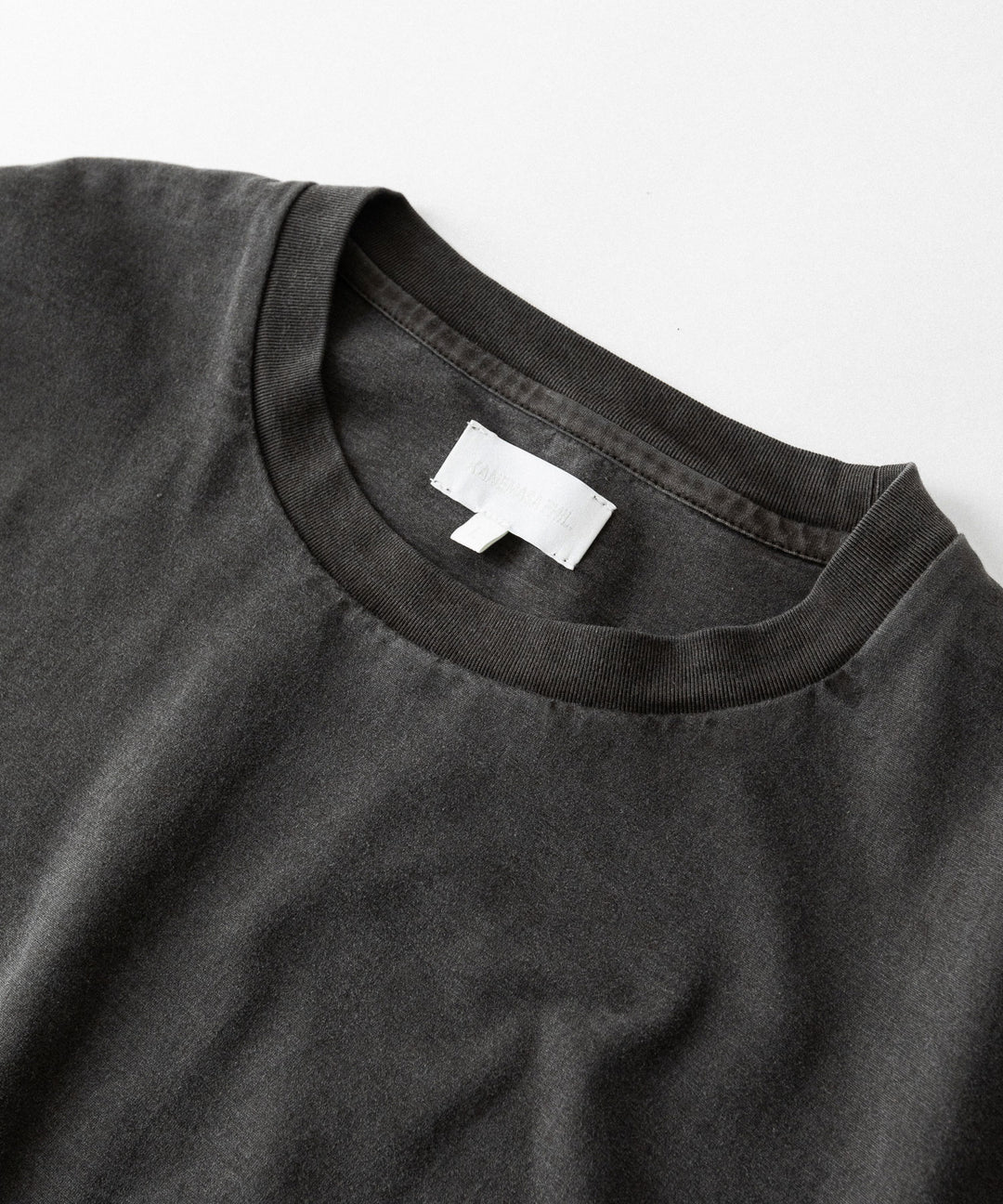 KANEMASA PHIL.-カネマサフィル36G LOW TWIST GARMENT DYE L/S TEEのCHARCOAL PIGMENT公式通販サイトsession福岡セレクトショップ