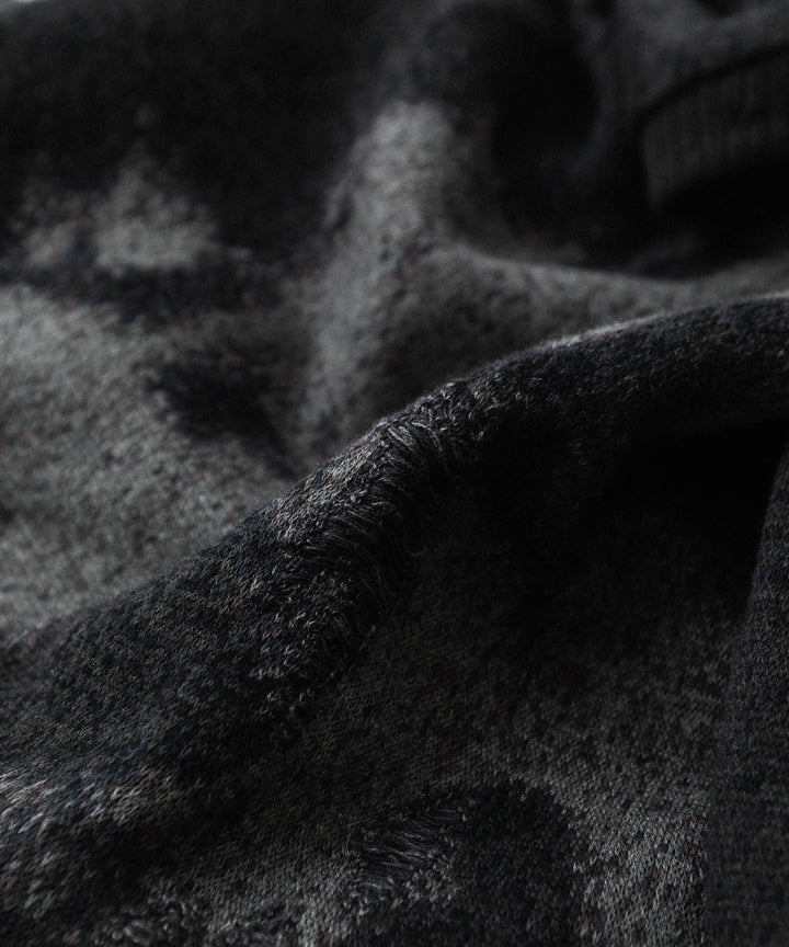 SUBLATIONS サブレーションズの26SSのANIMAL JACQUARD V-NECK KNIの公式通販サイトsession福岡セレクトショップ
