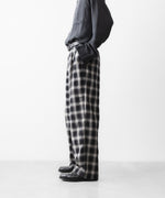 画像をギャラリービューアに読み込む, ssstein(シュタイン)のCOTTON VISCOSE WIDE EASY TROUSERS - BLACK OMBREの公式通販サイトsession福岡セレクトショップ
