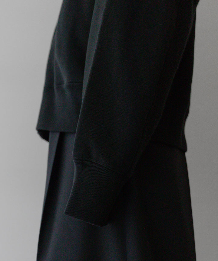 stein(シュタイン)の24SSコレクションUNTWISTED YARN SWEAT ZIP UP HOODYのBLACK