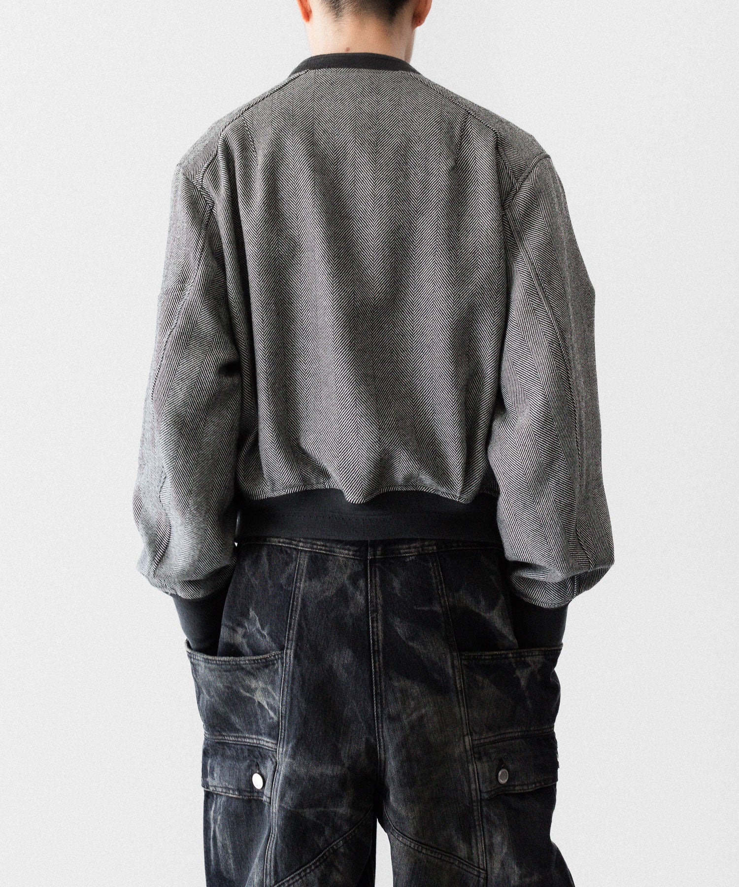 SUBLATIONS サブレーションズのHERRINGBONE ADJUSTABLE MA-1のHERRINGBONE BROWN 公式通販サイトsession福岡セレクトショップ