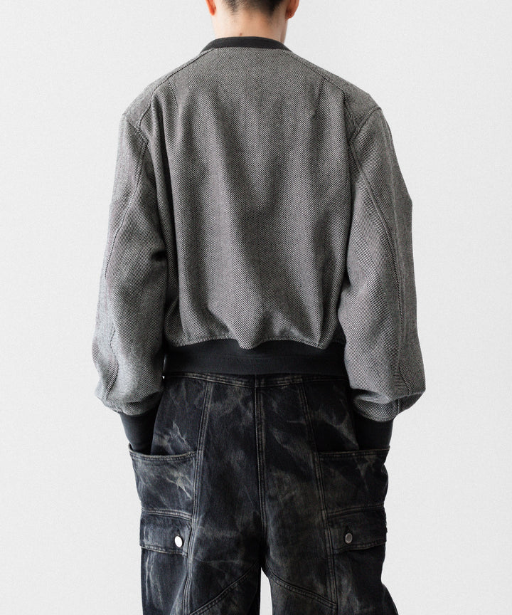 SUBLATIONS サブレーションズのHERRINGBONE ADJUSTABLE MA-1のHERRINGBONE BROWN 公式通販サイトsession福岡セレクトショップ