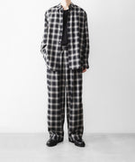 画像をギャラリービューアに読み込む, ssstein(シュタイン)のCOTTON VISCOSE WIDE EASY TROUSERS - BLACK OMBREの公式通販サイトsession福岡セレクトショップ
