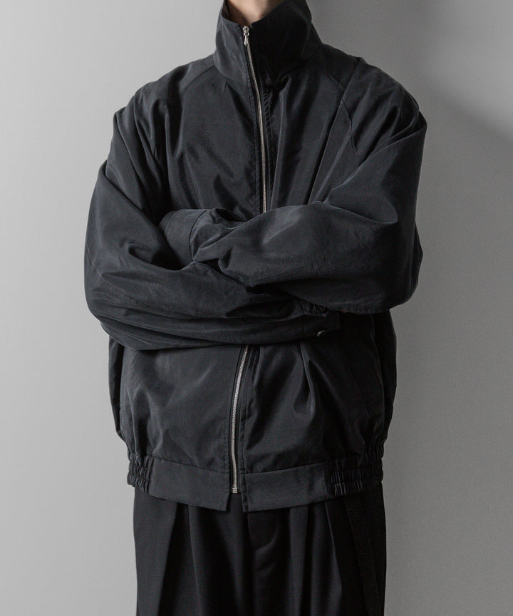 ssstein(シュタイン)の24AWコレクション SILK NYLON ZIP UP BLOUSON - BLACK 公式通販サイトsession福岡セレクトショップ