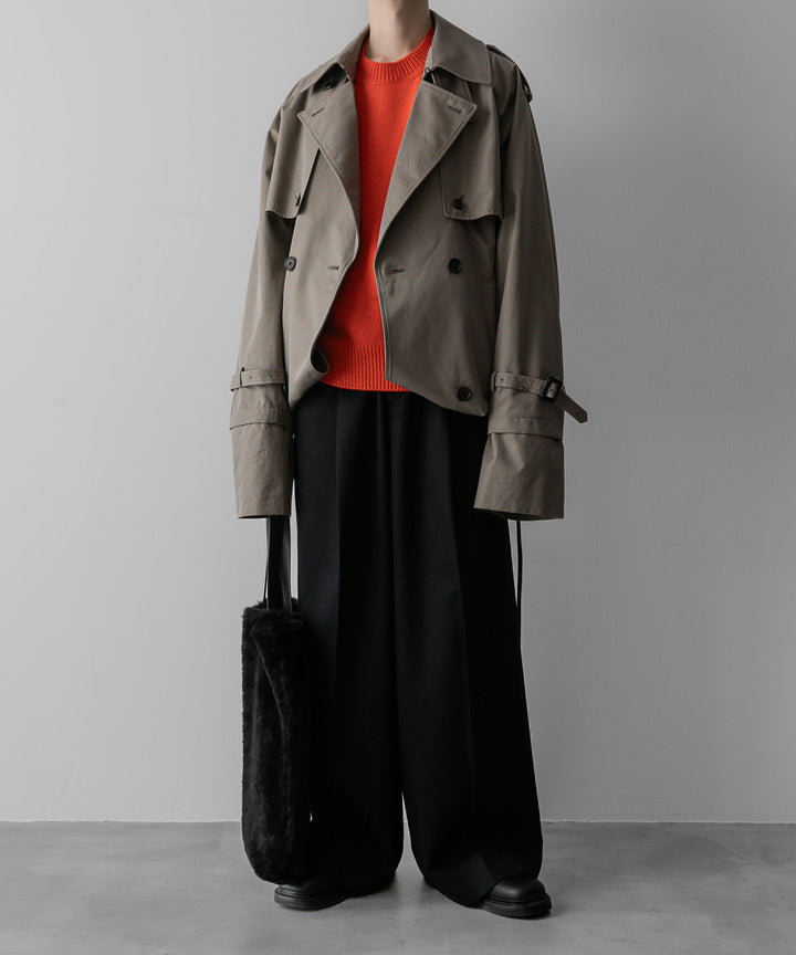 ssstein(シュタイン)の24AWコレクション EXTRA FINE WOOL WARM KNIT CREW NECK LS - ORANGE 公式通販サイトsession福岡セレクトショップ