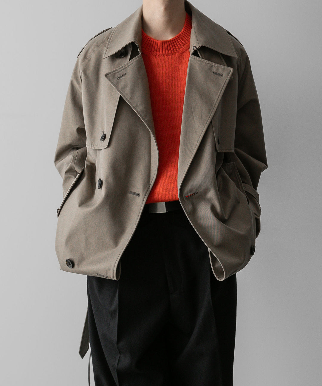 ssstein(シュタイン)の24AWコレクション EXTRA FINE WOOL WARM KNIT CREW NECK LS - ORANGE 公式通販サイトsession福岡セレクトショップ