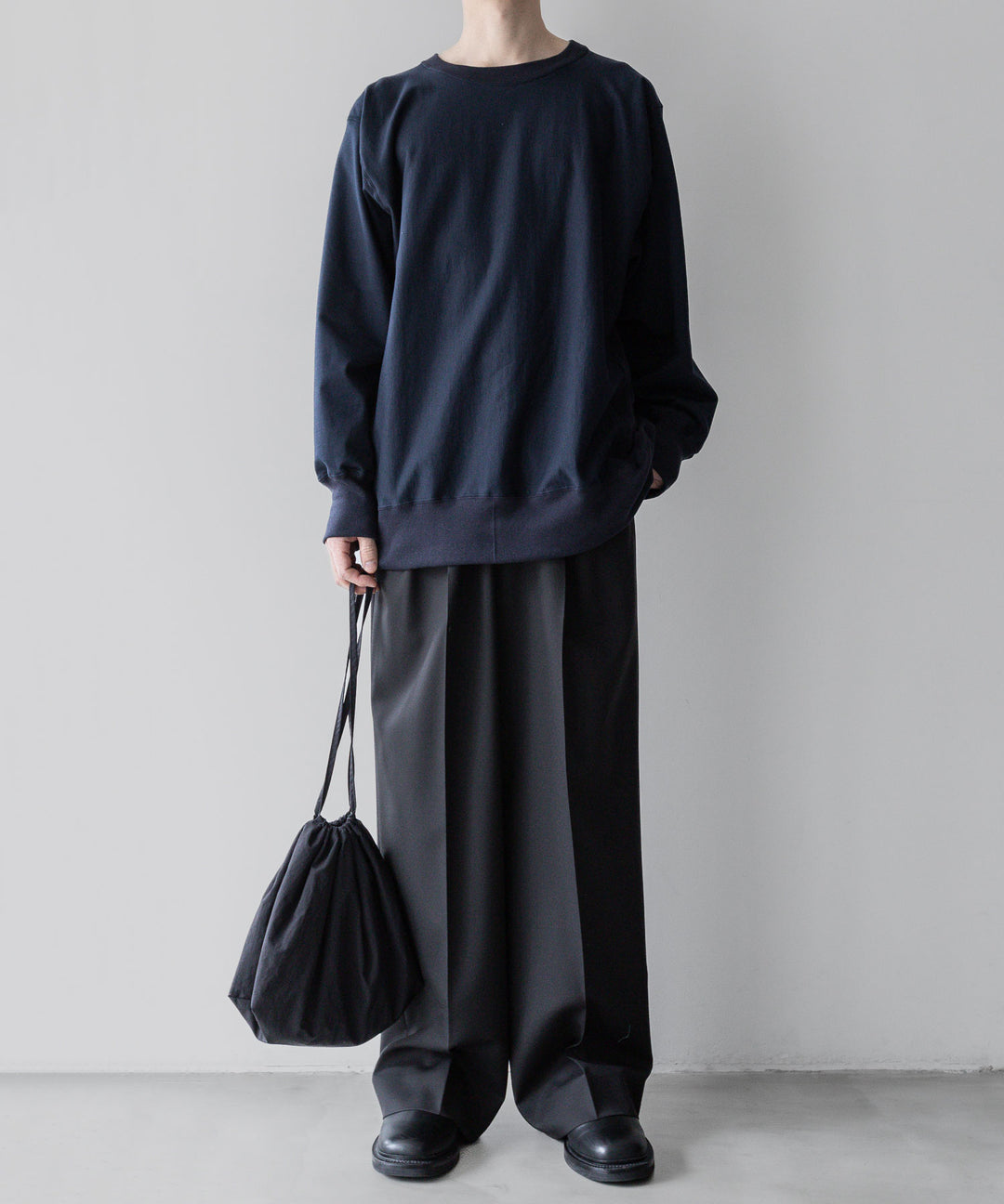 【INTÉRIM】インテリムのREVERSE WAVE L/S HIGH GAGE SWEAT SHIRT - D.NAVY公式通販サイトsession福岡セレクトショップ